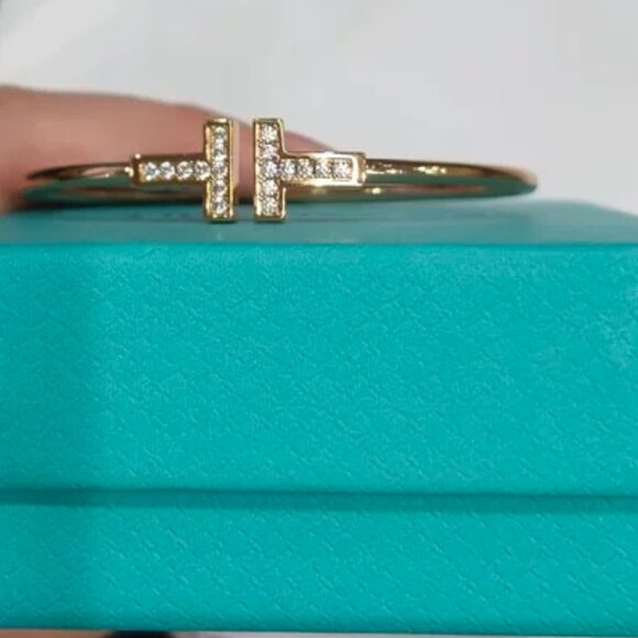 Tiffany & Co. Diamond Wire Bracelet - Picture 3 of 5